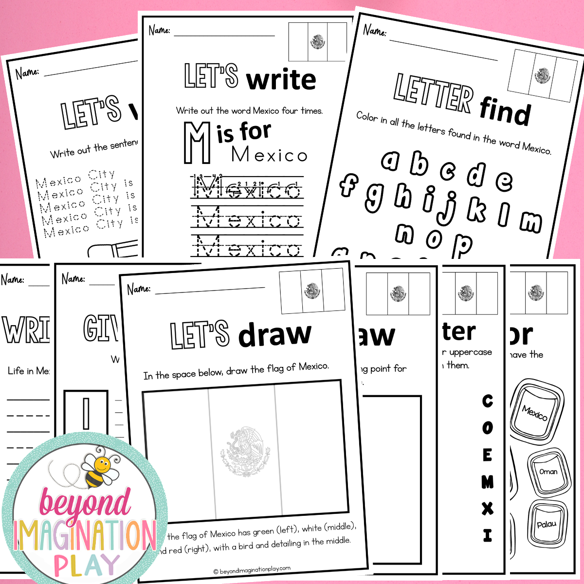 Mexico Country Study Activity Pack