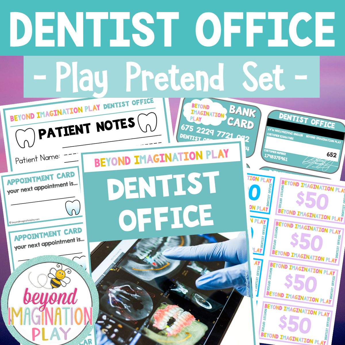 Dentist Play Pretend Pack