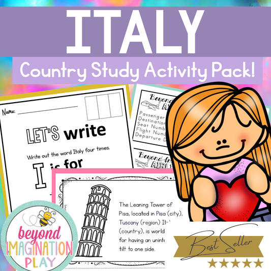 Italy Country Study Activity Pack