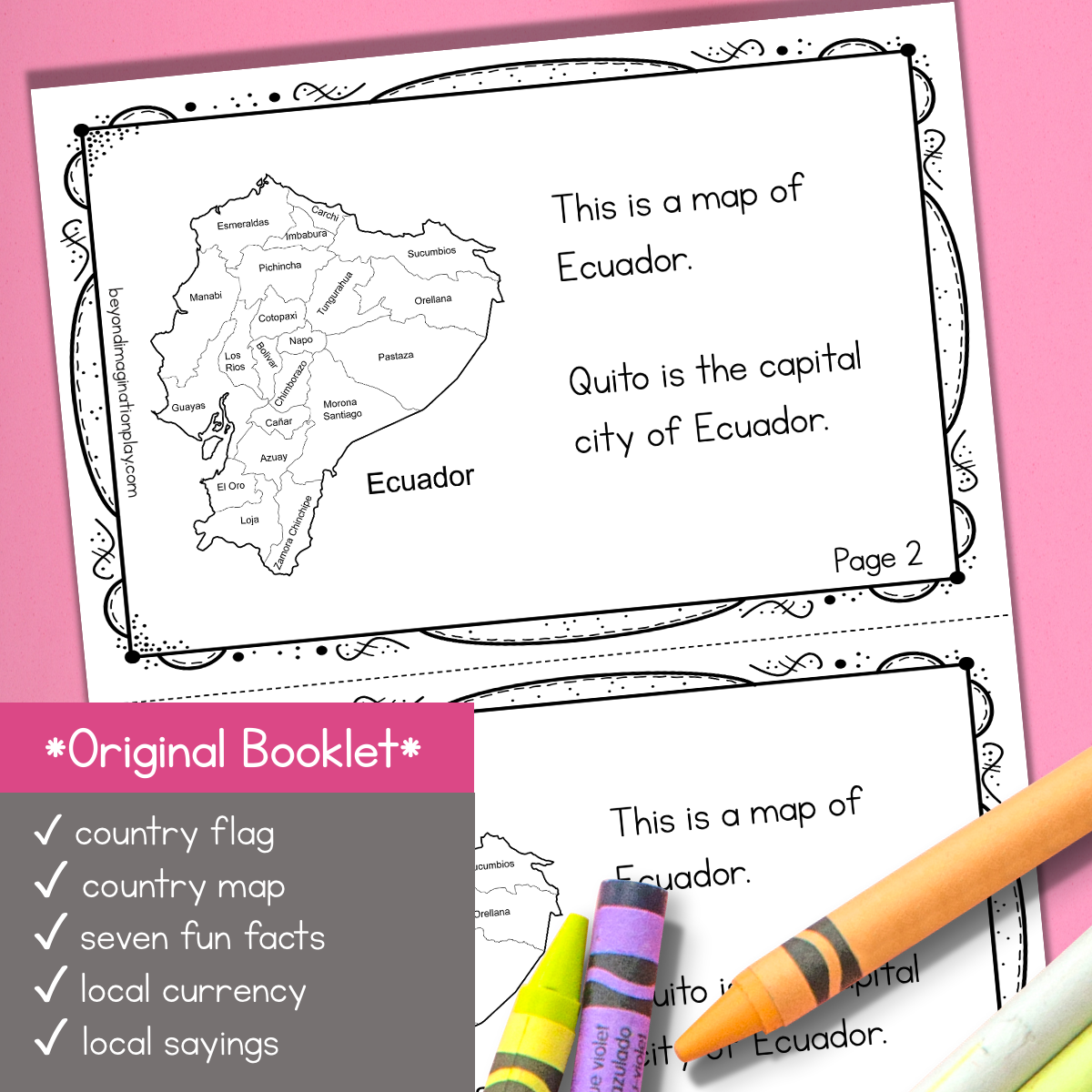 Ecuador Country Study Activity Pack