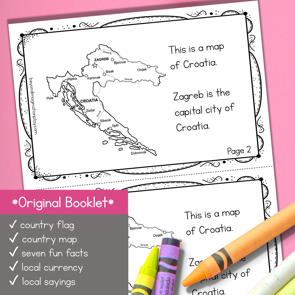 Croatia Country Study Activity Pack