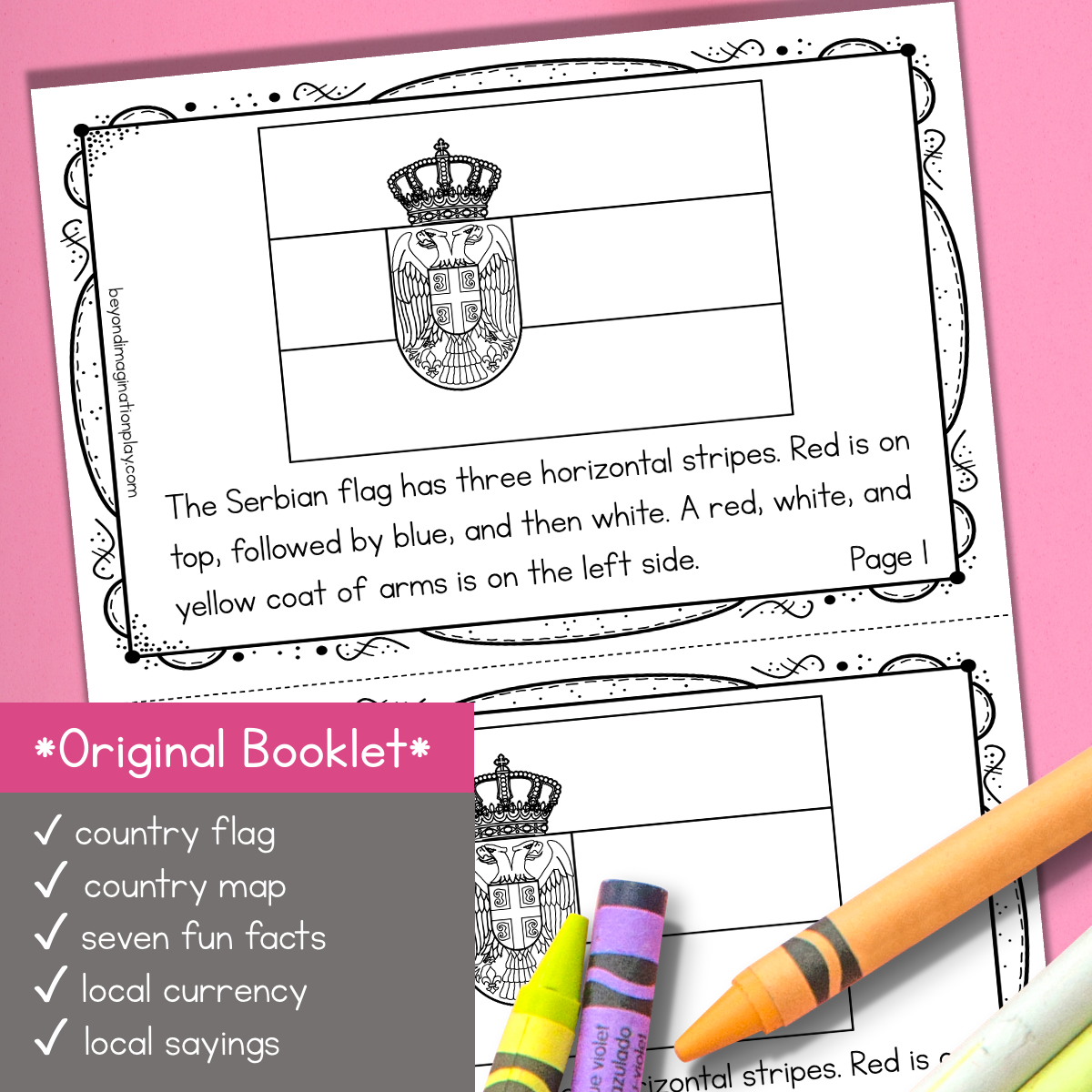 Serbia Country Study Activity Pack