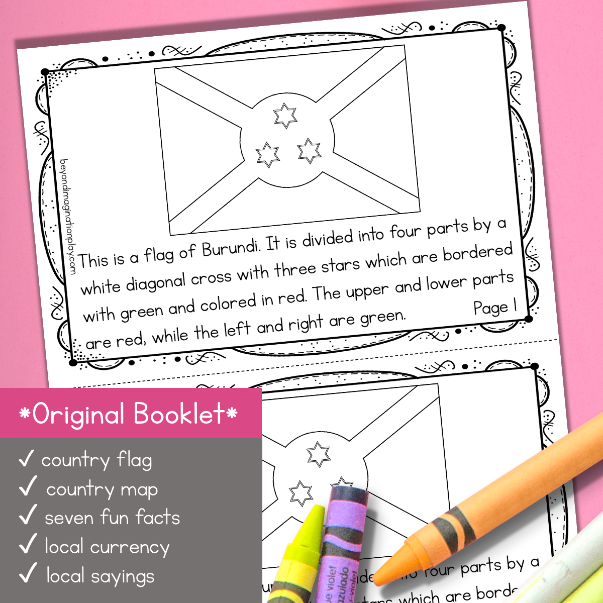 Burundi Country Study Activity Pack