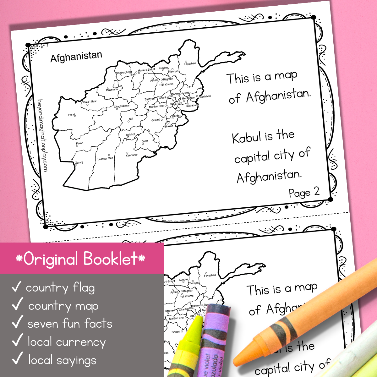Afghanistan Country Study Activity Pack