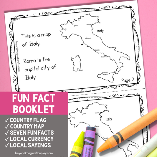 Italy Country Study Activity Pack