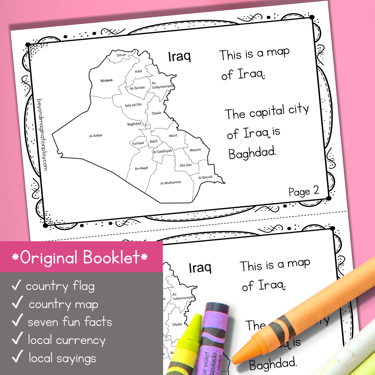 Iraq Country Study Activity Pack