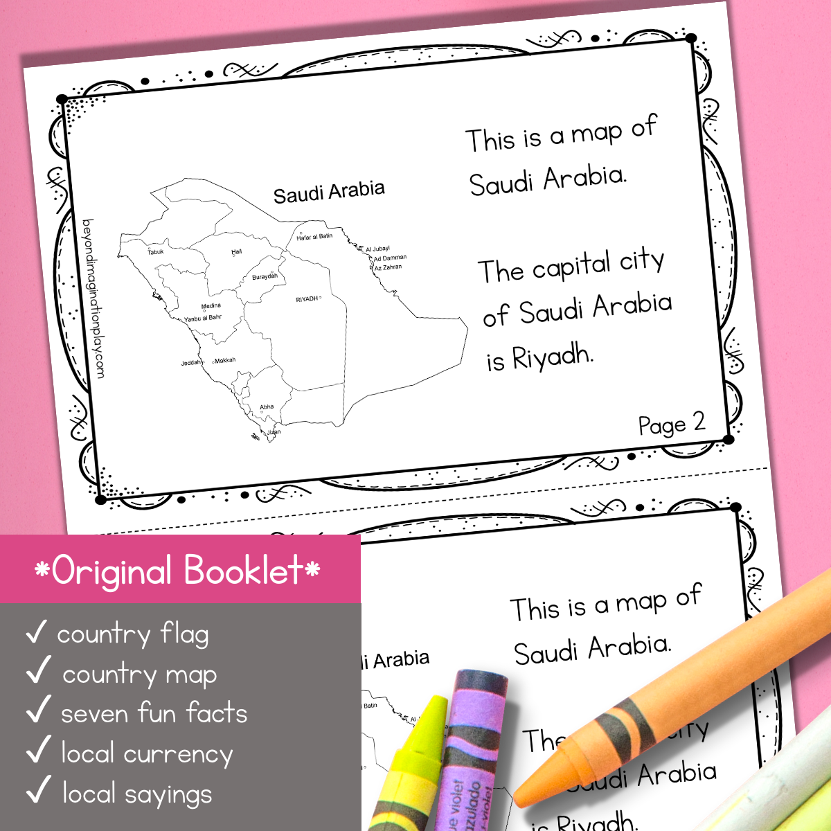 Saudi Arabia Country Study Activity Pack