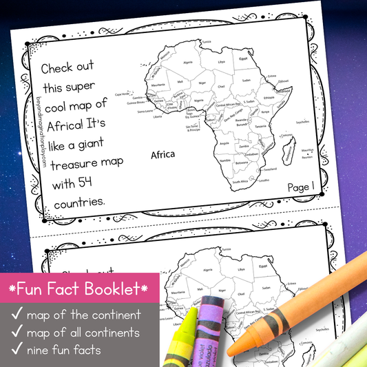 Africa Continent Study Activity Pack