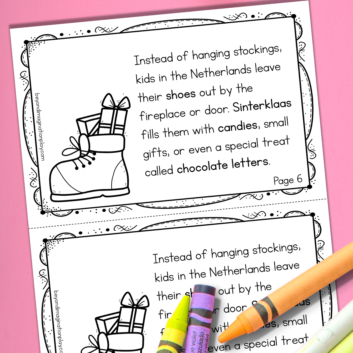 Christmas in the Netherlands Activity Pack
