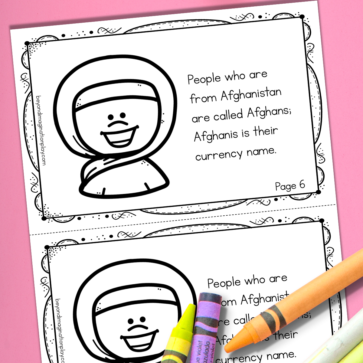 Afghanistan Country Study Activity Pack