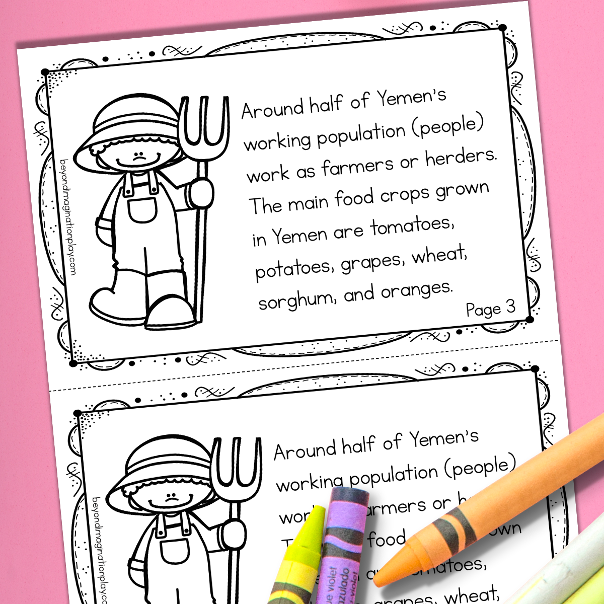 Yemen Country Study Activity Pack