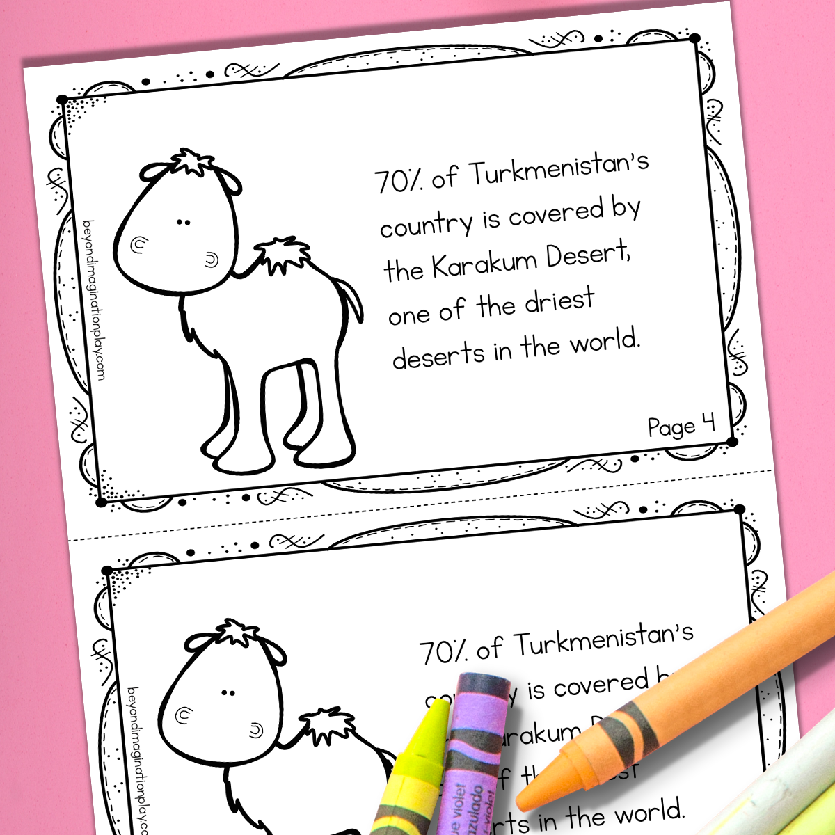 Turkmenistan Country Study Activity Pack