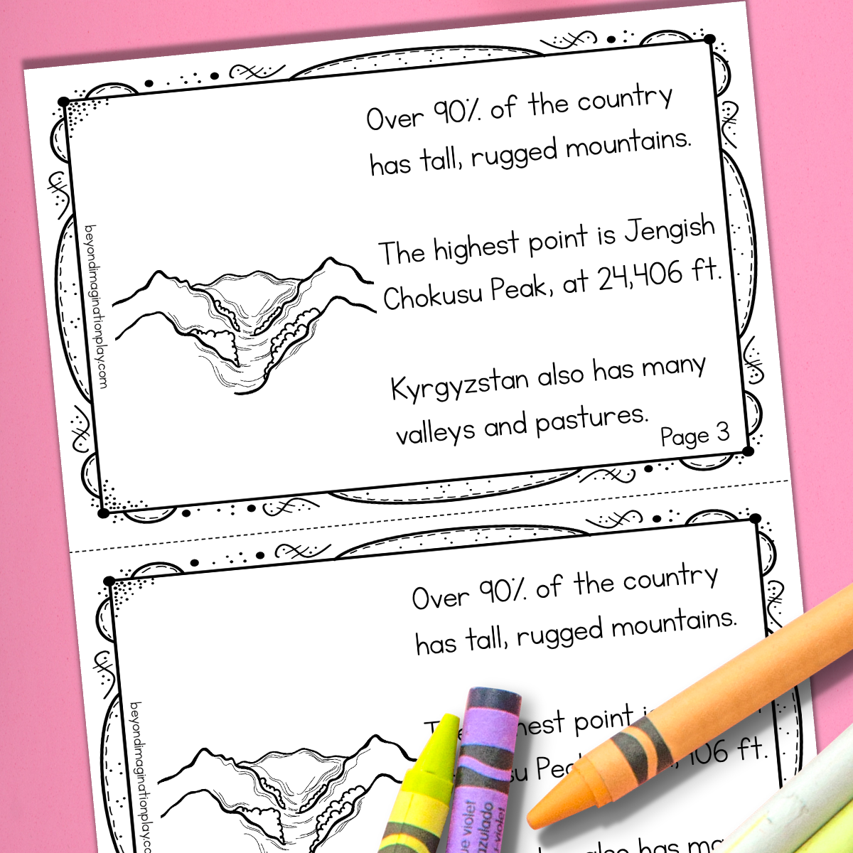 Kyrgyzstan Country Study Activity Pack