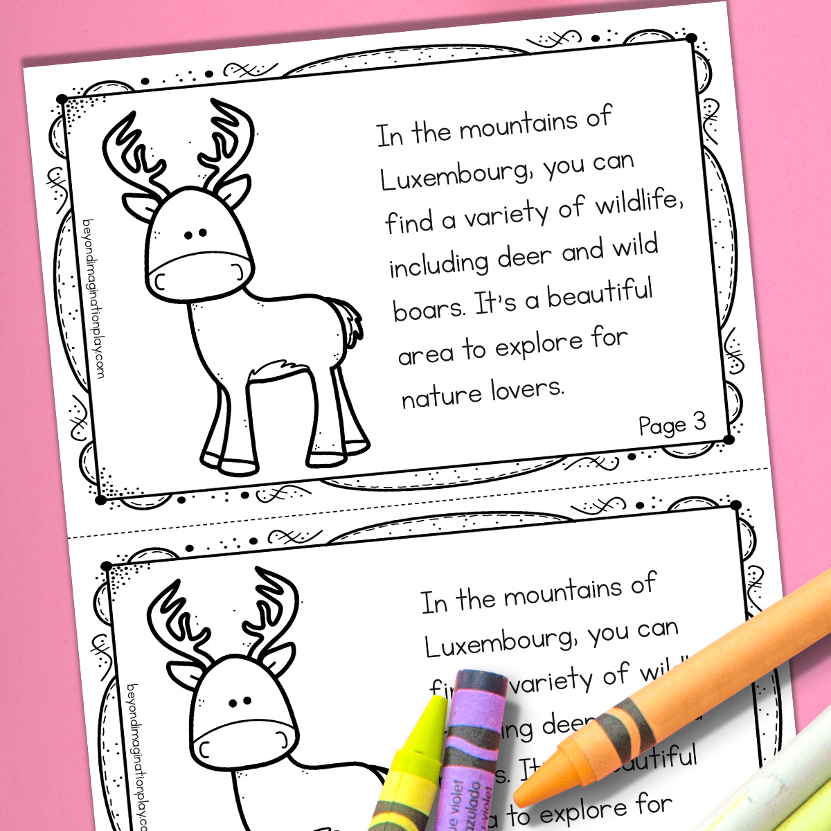 Luxembourg Country Study Activity Pack