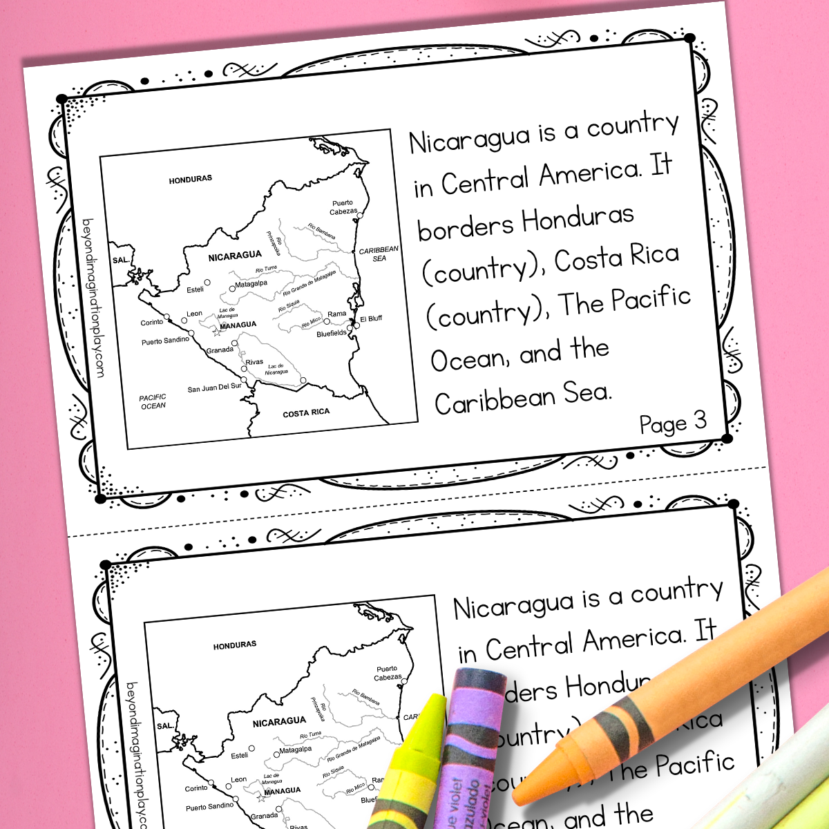 Nicaragua Country Study Activity Pack