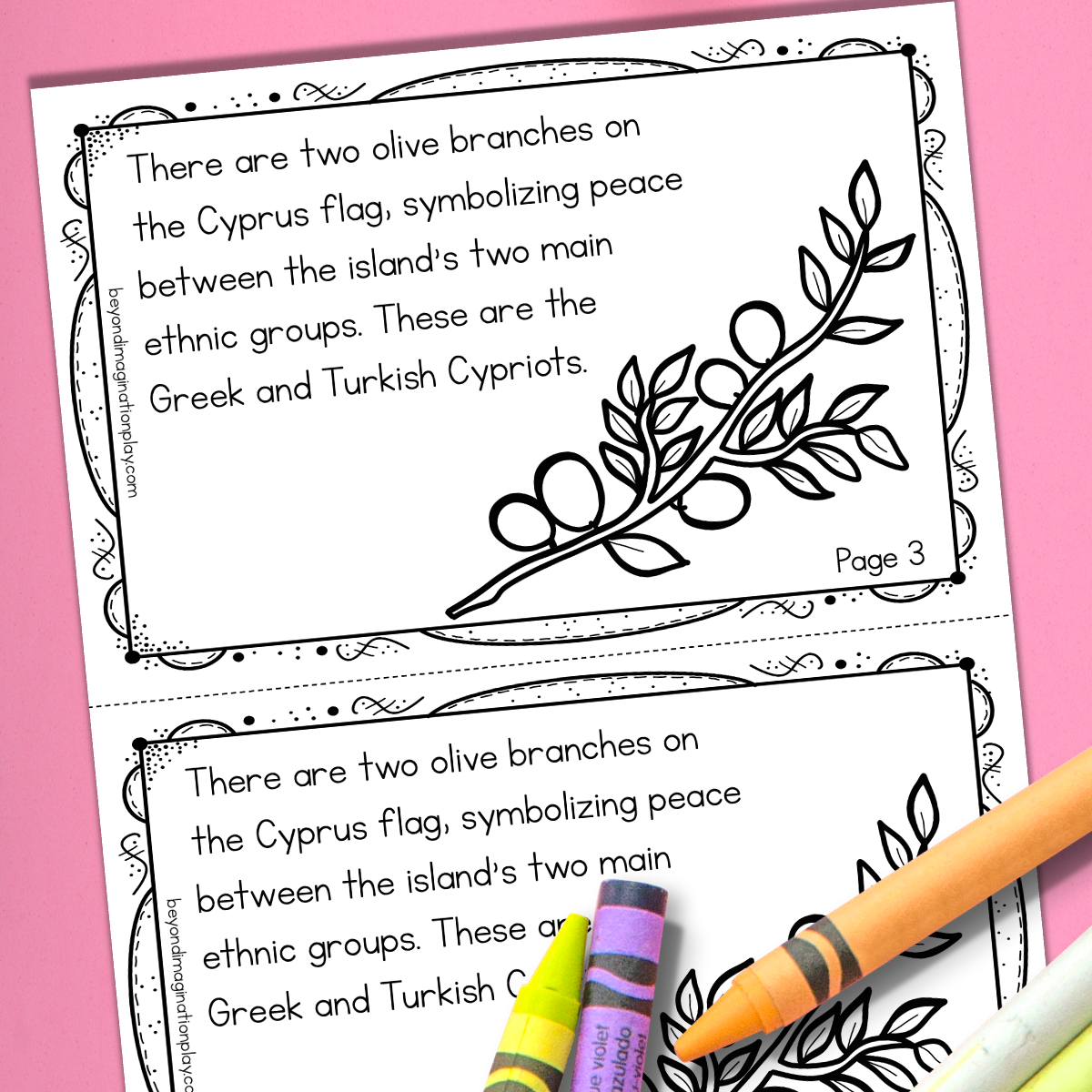 Cyprus Country Study Activity Pack