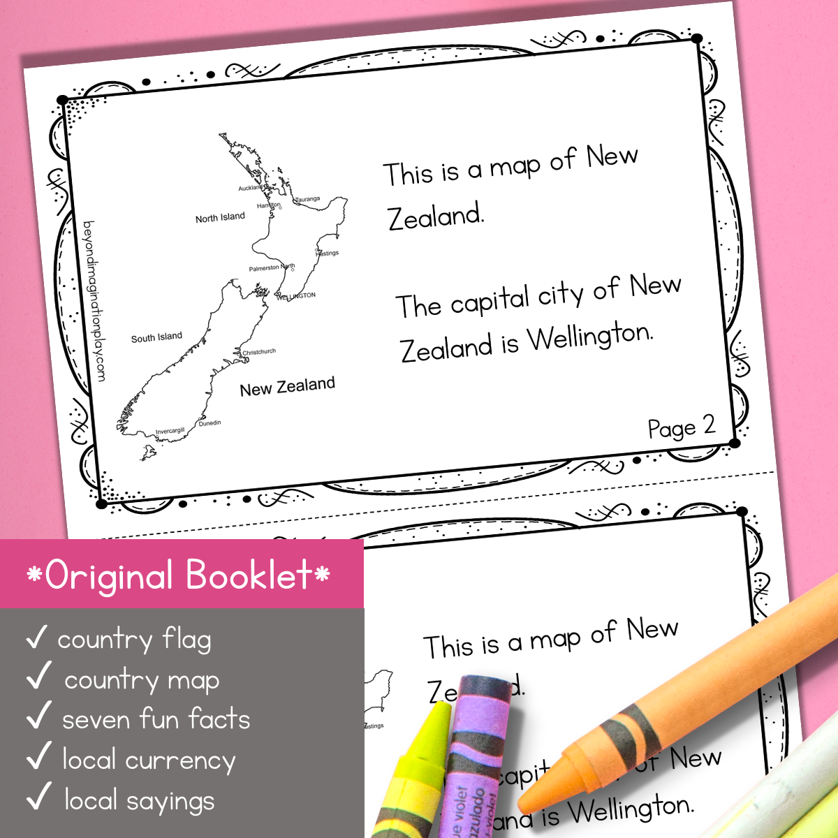 New Zealand Country Study Activity Pack