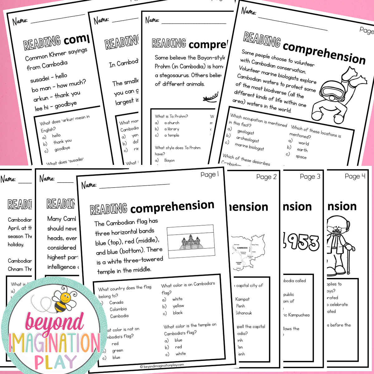 Cambodia Country Study Activity Pack