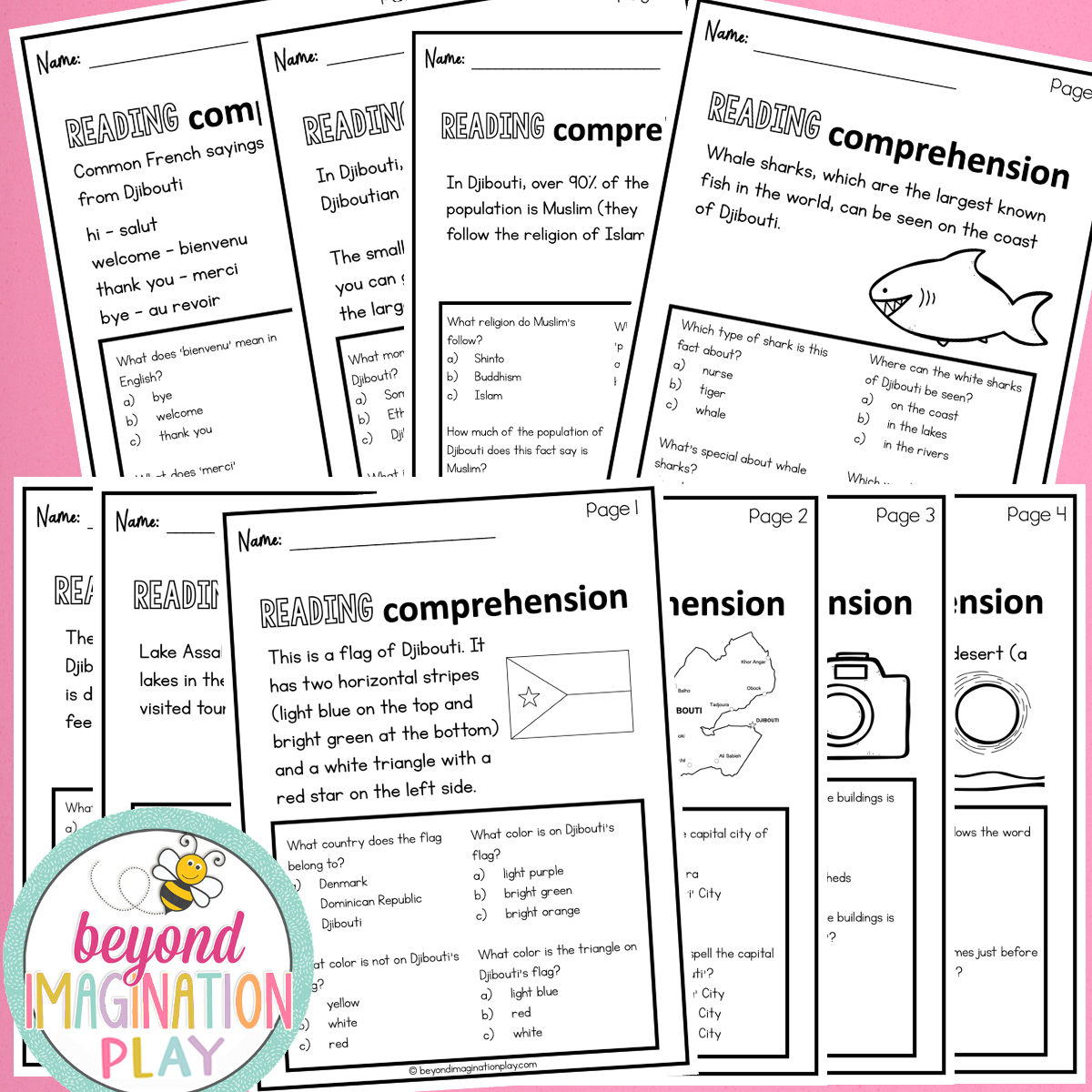 Djibouti Country Study Activity Pack