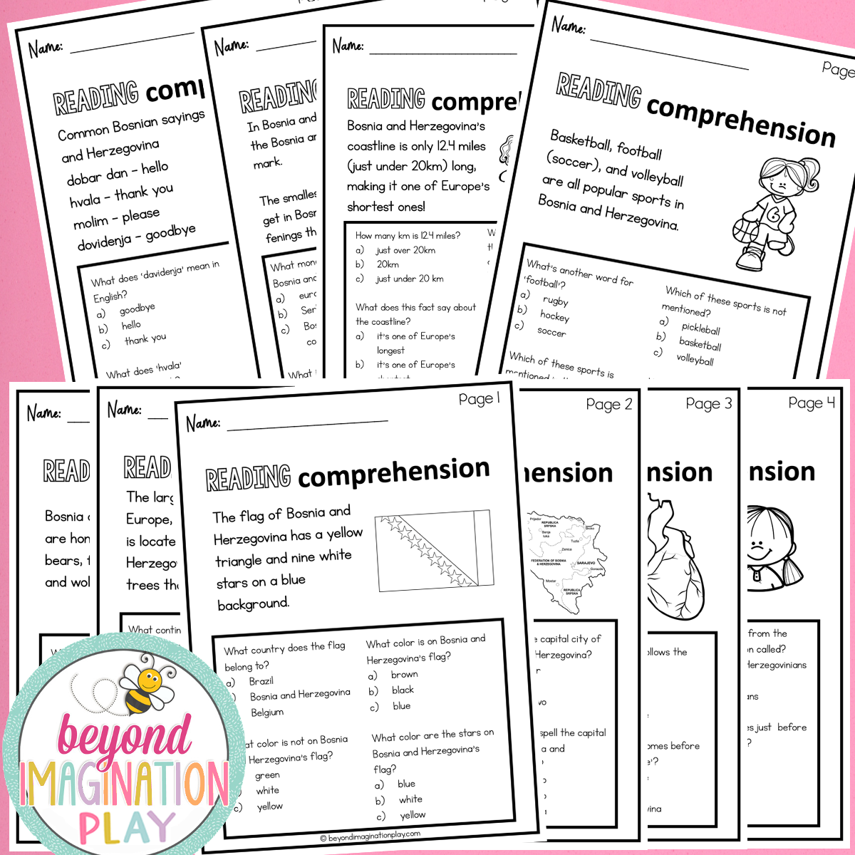 Bosnia and Herzegovina Country Study Activity Pack