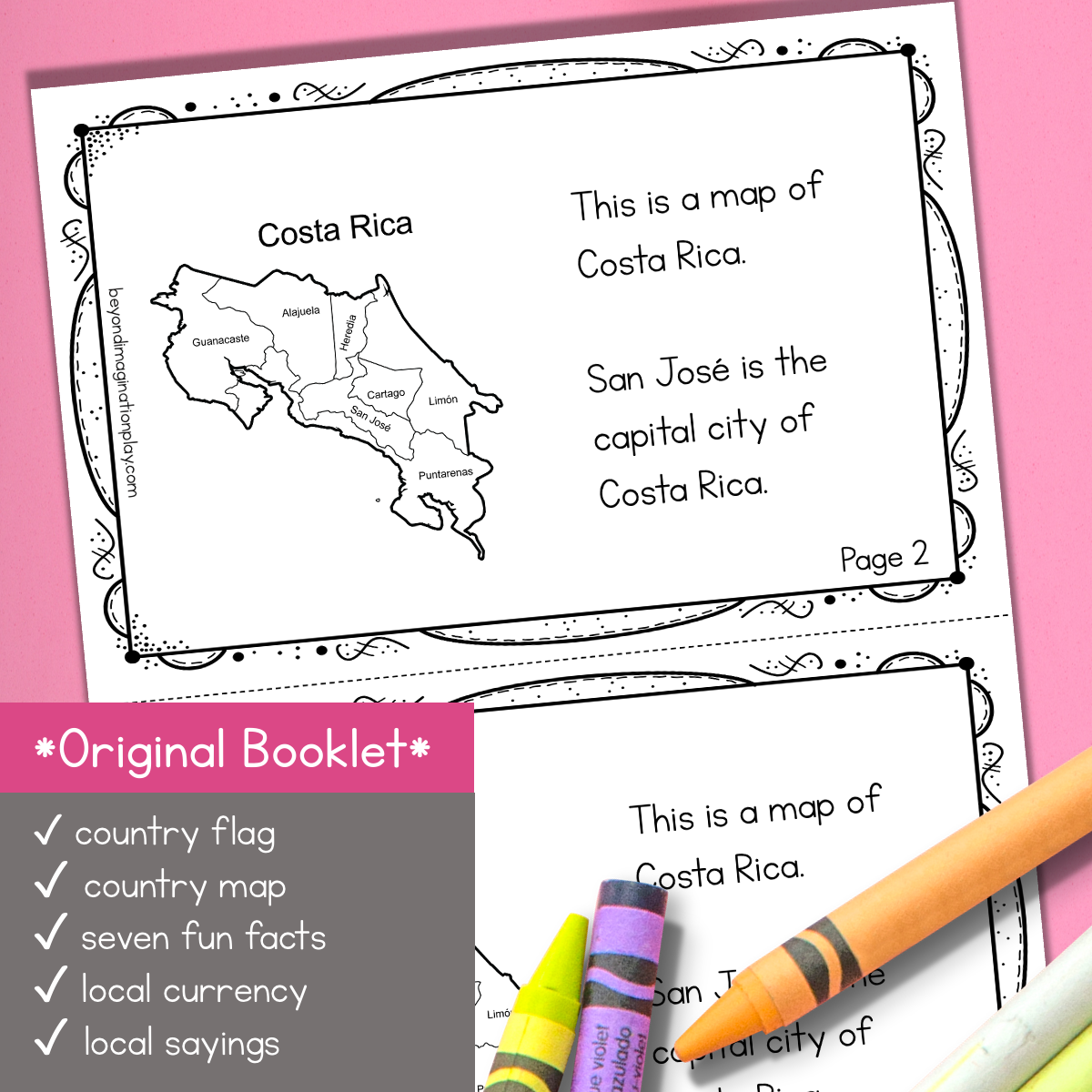 Costa Rica Country Study Activity Pack