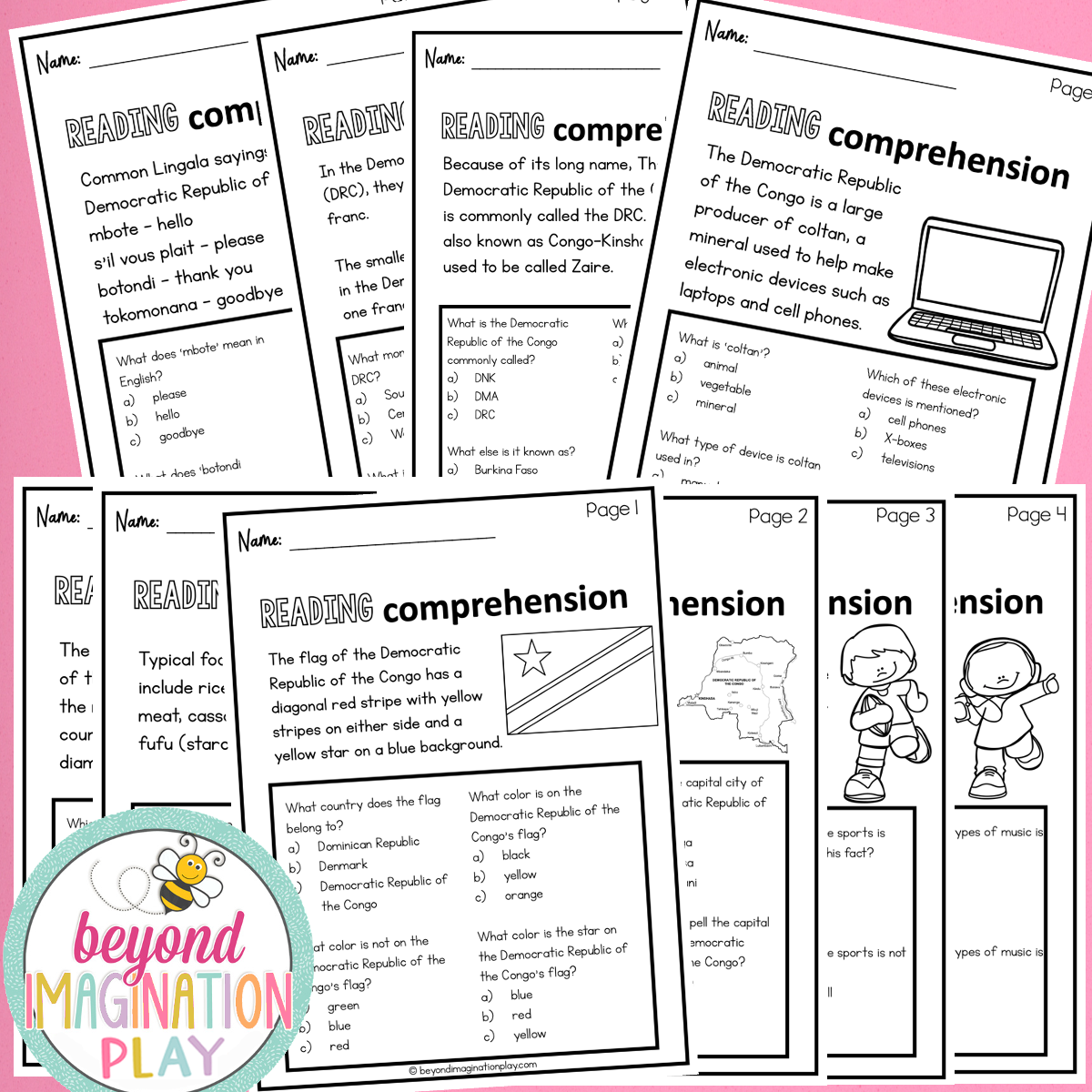 Democratic Republic of Congo Country Study Activity Pack