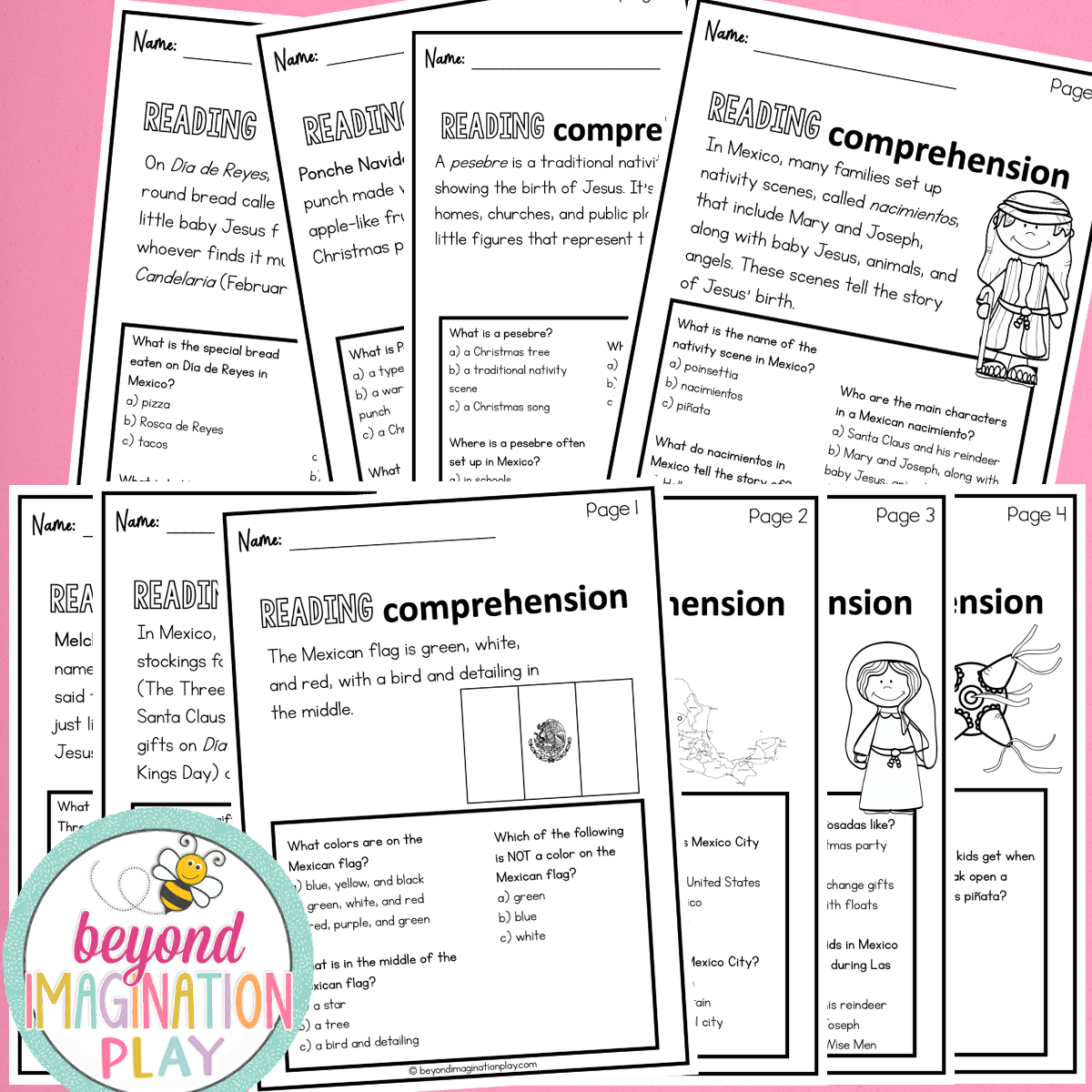Christmas in Mexico Activity Pack