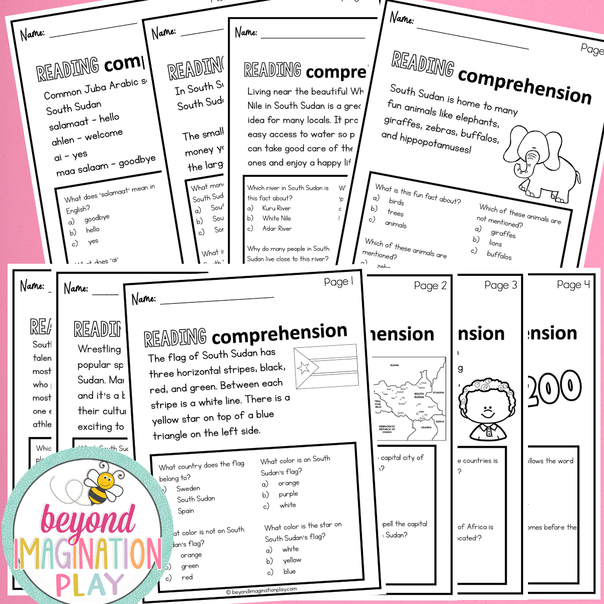 South Sudan Country Study Activity Pack