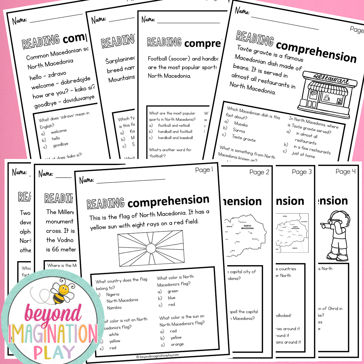 North Macedonia Country Study Activity Pack