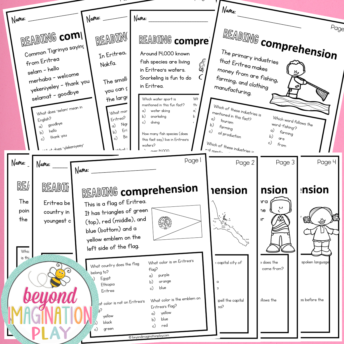 Eritrea Country Study Activity Pack