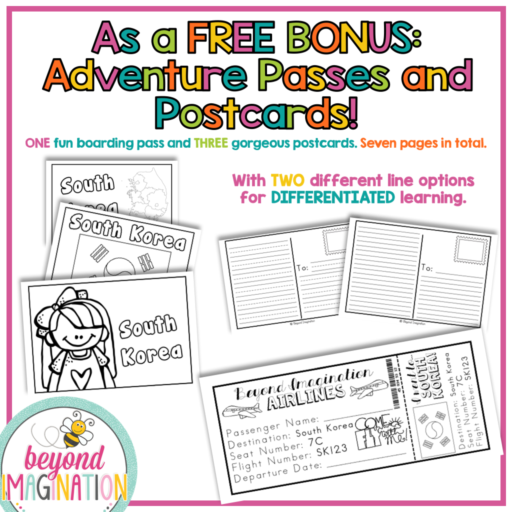 South Korea Country Study Activity Pack