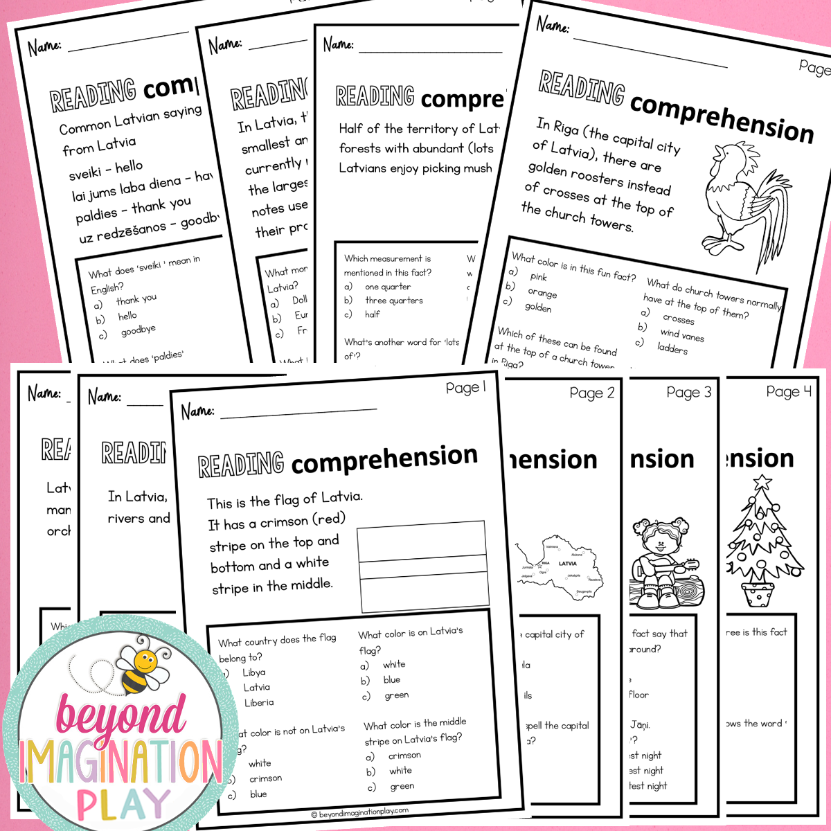 Saint Vincent and the GrenadinesCountry Study Activity Pack