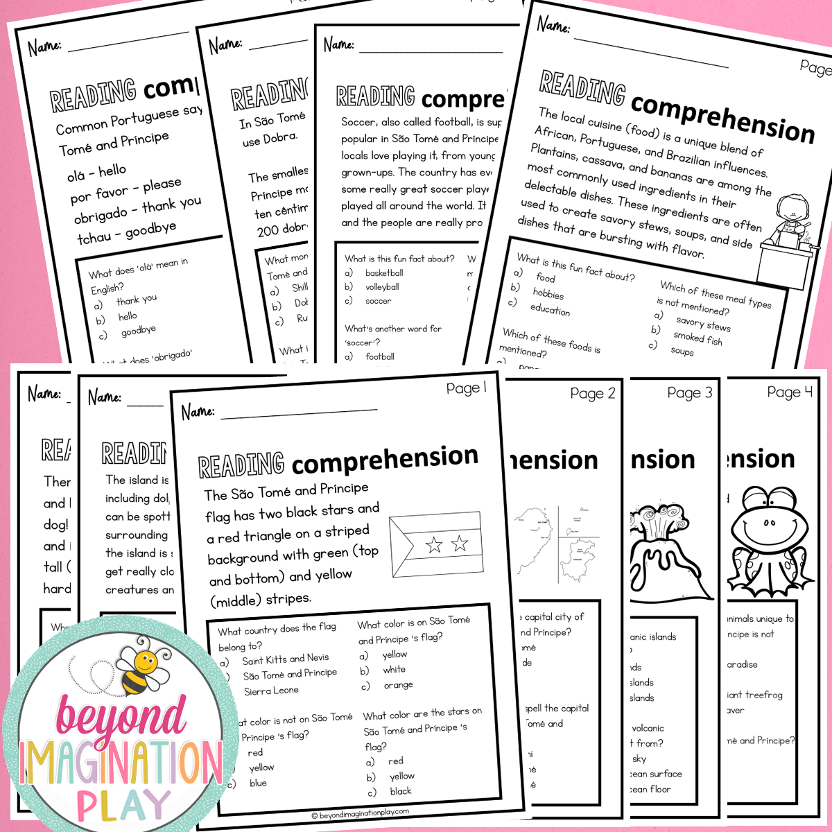 São Tomé and Príncipe Country Study Activity Pack