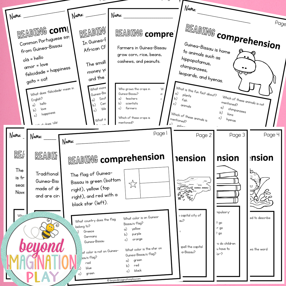 Guinea-Bissau Country Study Activity Pack