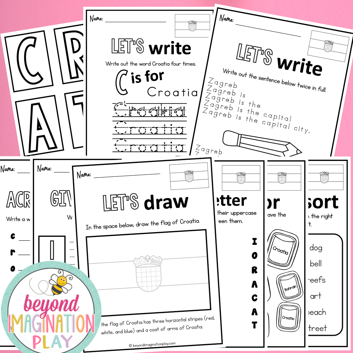 Croatia Country Study Activity Pack