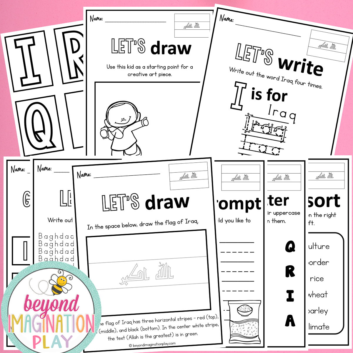 Iraq Country Study Activity Pack