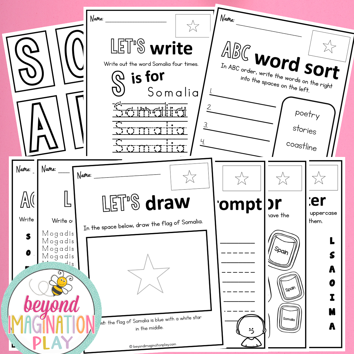 Somalia Country Study Activity Pack