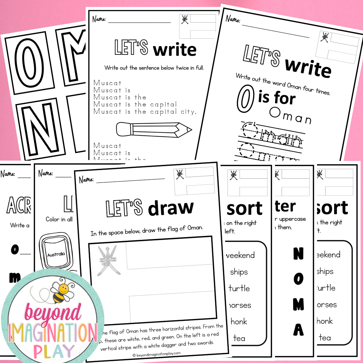 Oman Country Study Activity Pack