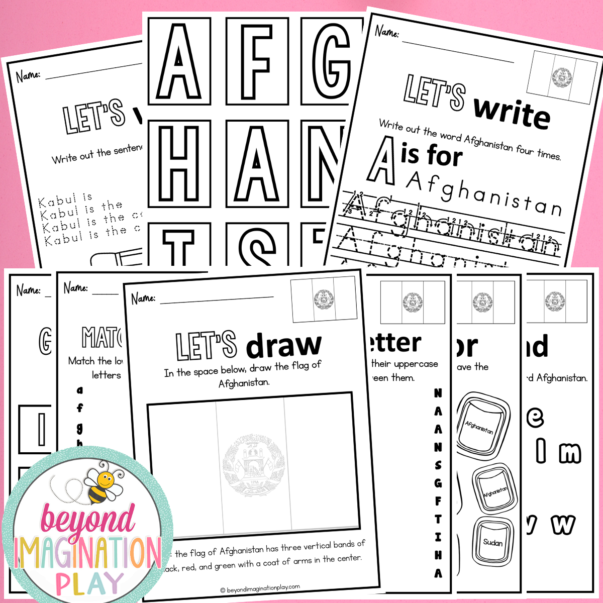 Afghanistan Country Study Activity Pack