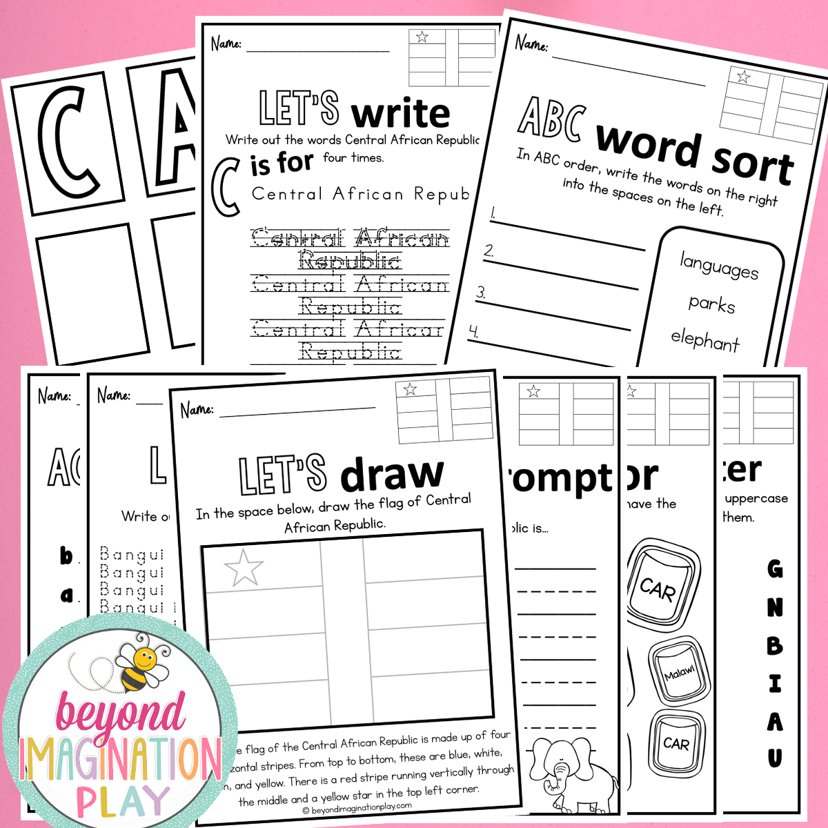 Central African Republic Country Study Activity Pack