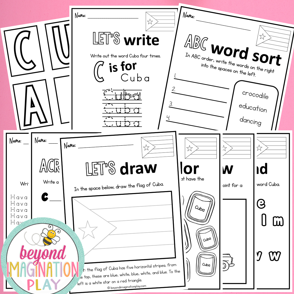 Cuba Country Study Activity Pack