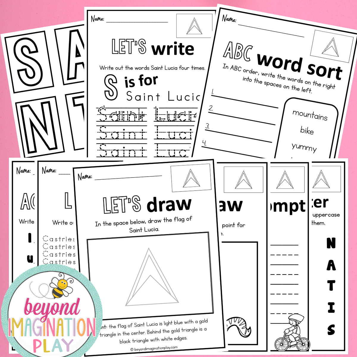 Saint Lucia Country Study Activity Pack