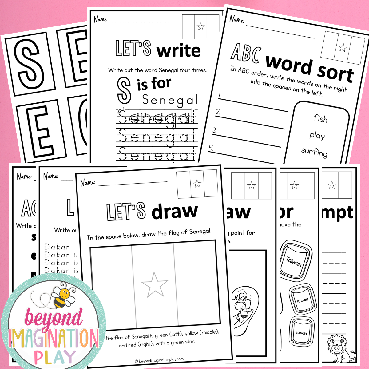 Senegal Country Study Activity Pack