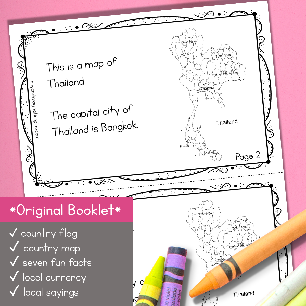 Thailand Country Study Activity Pack