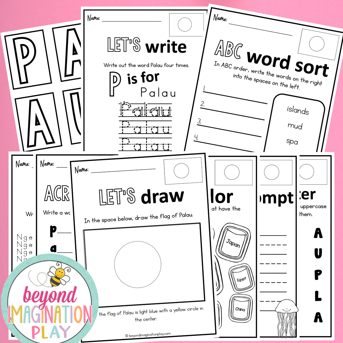 Palau Country Study Activity Pack