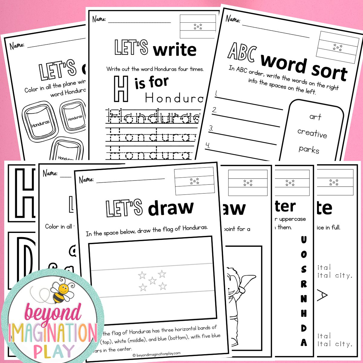 Honduras Country Study Activity Pack