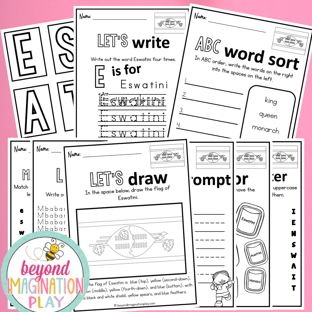 Eswatini Country Study Activity Pack