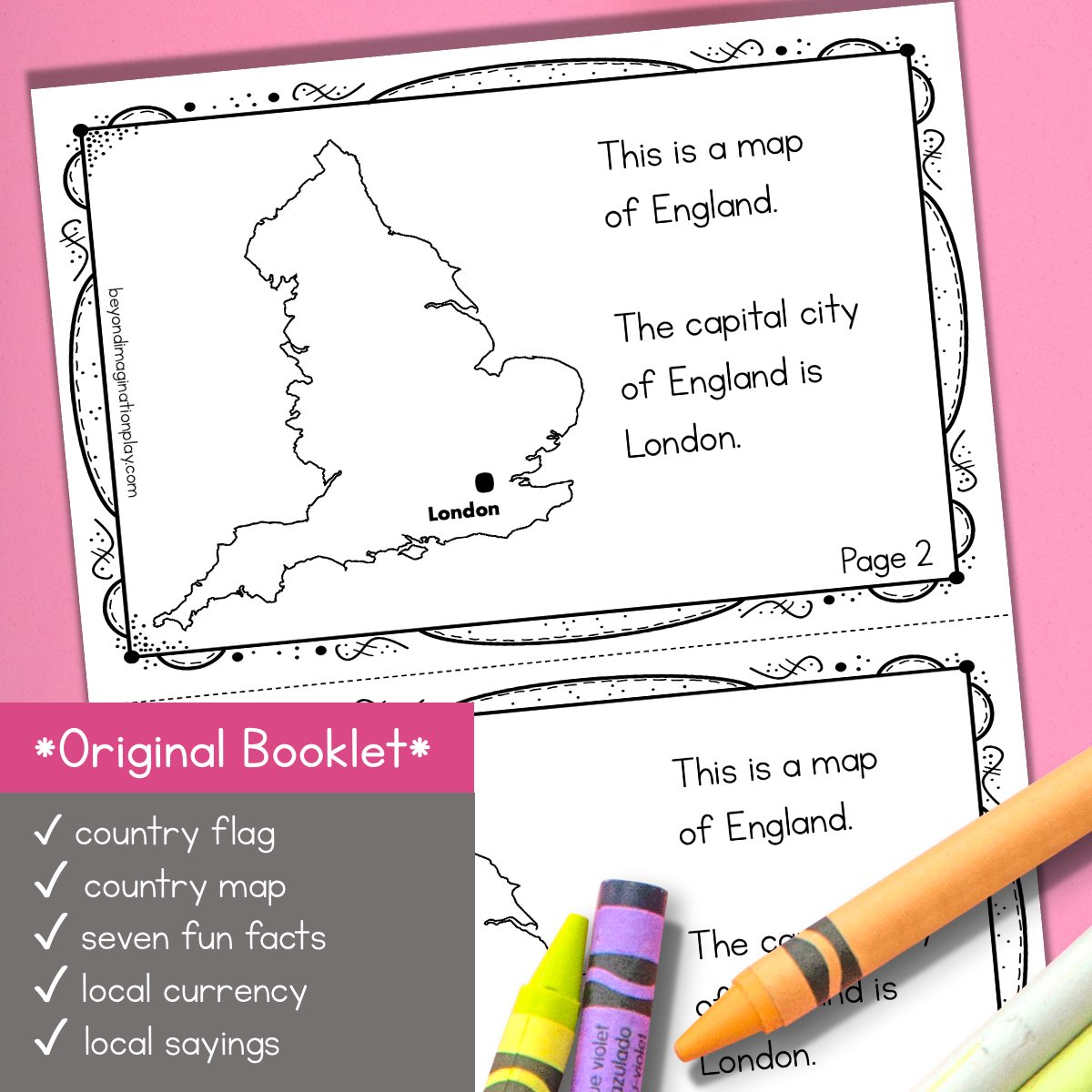 England Country Study Activity Pack
