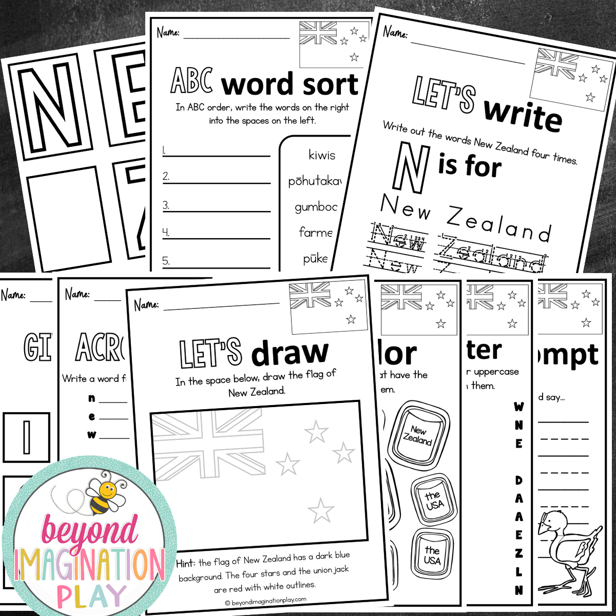 New Zealand Country Study Activity Pack