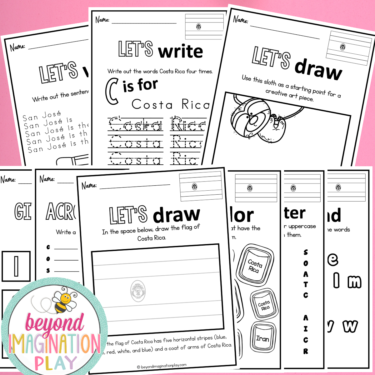 Costa Rica Country Study Activity Pack